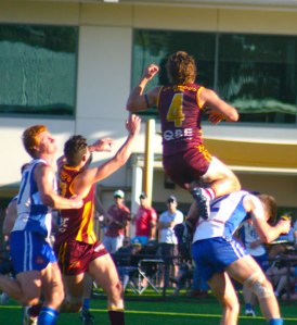 Subi's Rhys Waters gets up high. He didn't take the mark but did plenty of good things.