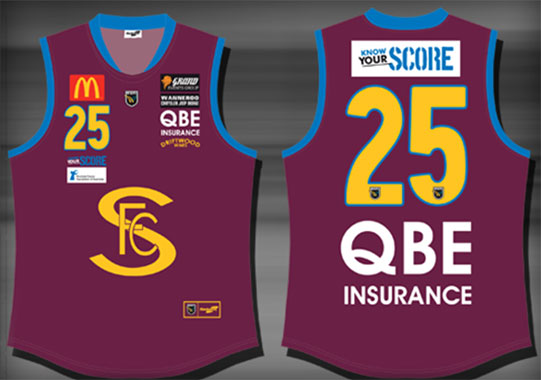 The heritage jumper worn by Subi over the past two weeks. They're being auctioned to raiser funds for prostate cancer research.