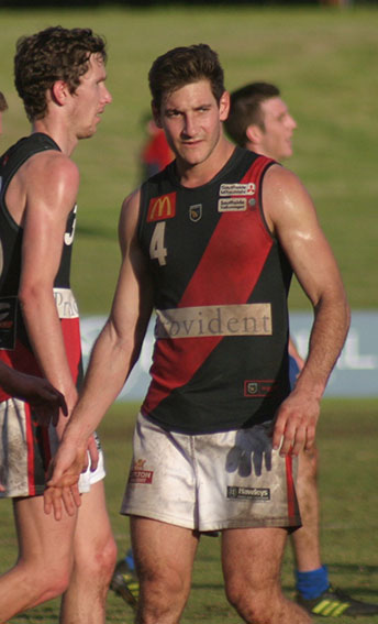 2015 Sandover Medal winner Aidan Tropiano (Perth). Photo by Les Everett